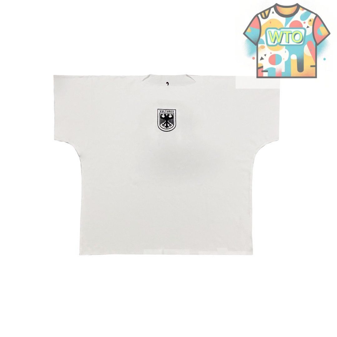  yeezy kanye Vultures 1 周辺 ハゲワシデザイン 一体裁断半袖 T シャツ WTO輸入1 Tシャツ アパレル キャラクターグッズ