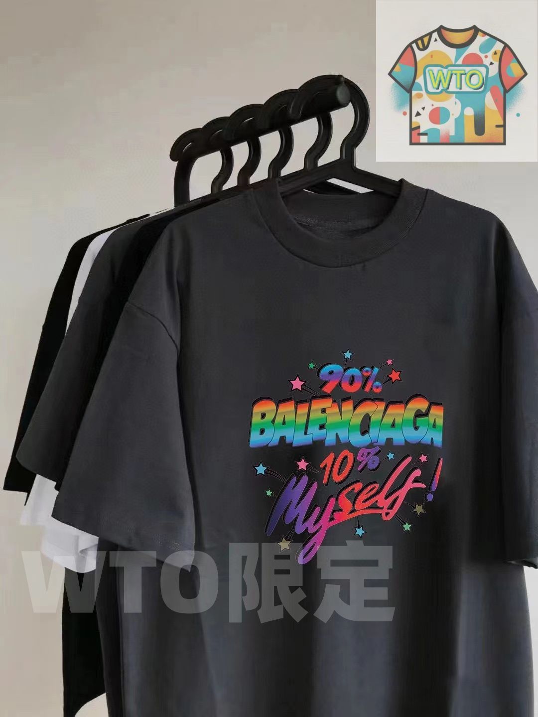  この半袖はバレンシアガのコラボレーションモデルで 最新のデザインで ロゴプリントが特徴です WTO輸入1 Tシャツ アパレル キャラクターグッズ