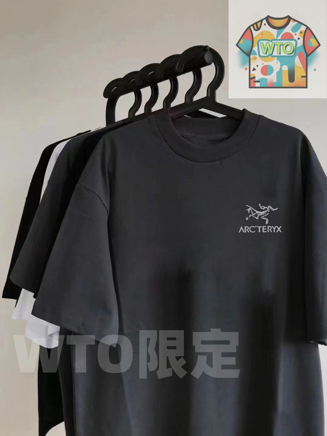  ARC TERYX アークタリクス 最新モデル リフレクティブアルファベット小ロゴ 男女兼用カップル向けショートスリーブ T シャツ WTO輸入1 Tシャツ アパレル キャラクターグッズ