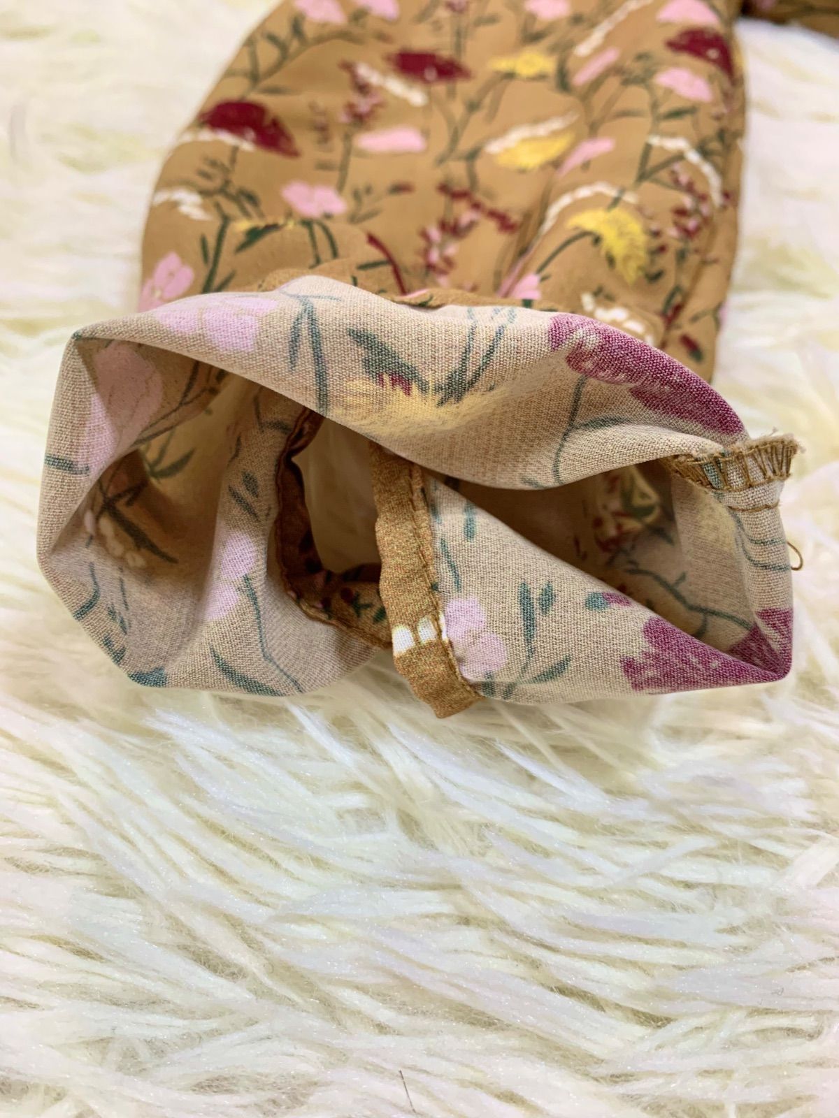 花柄ロングワンピース