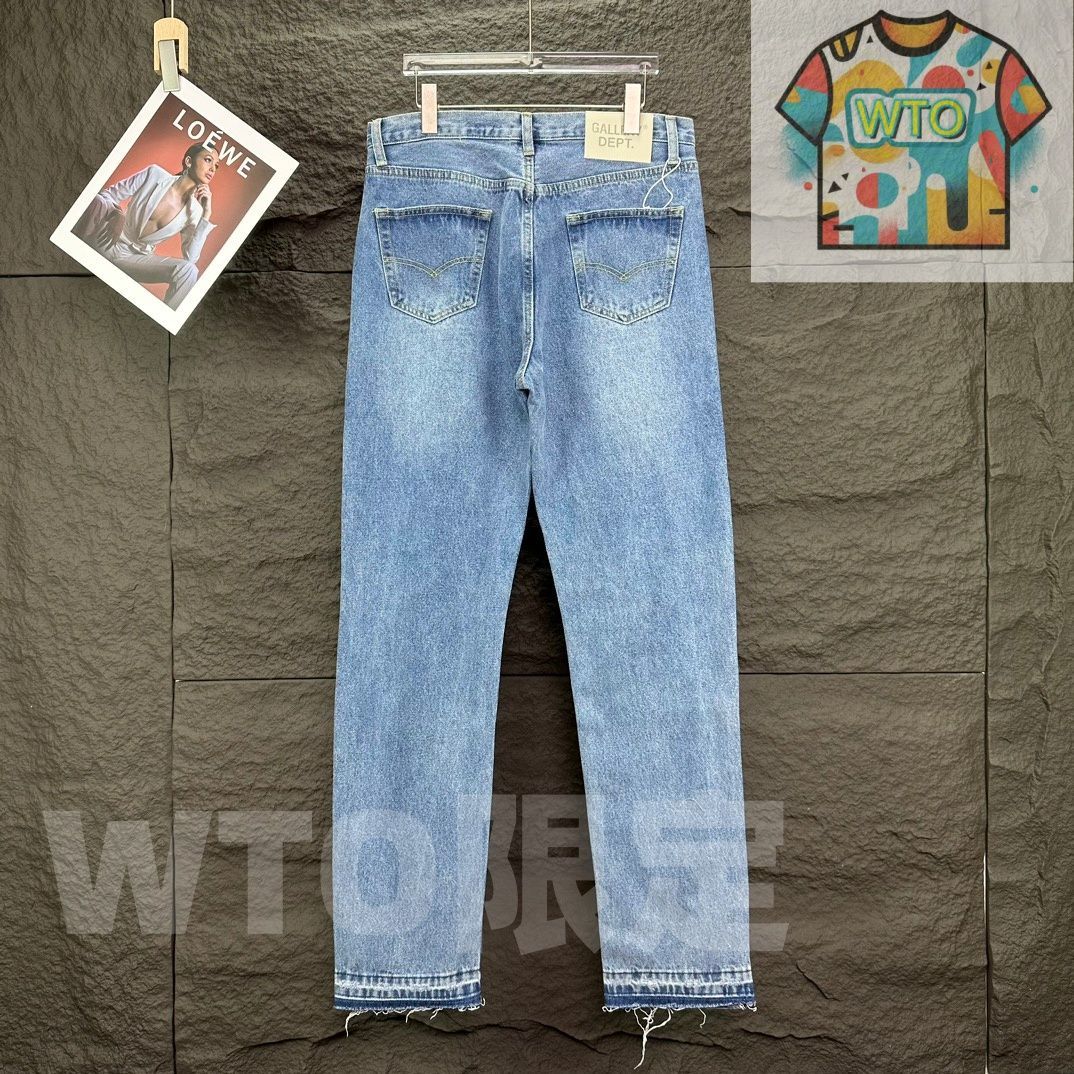 GALLERY DE T 新モデル ヘビーワークの穴あけ シート水洗いジーンズ WTO輸入1