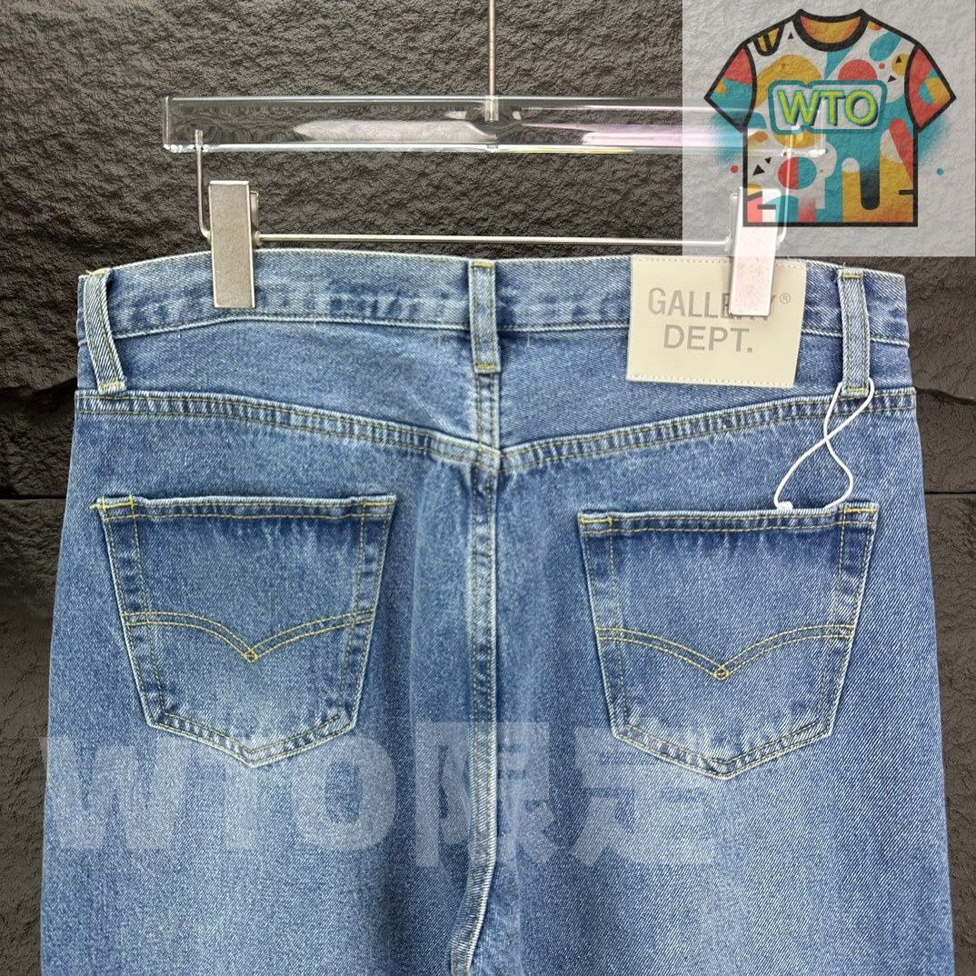  GALLERY DE T 新モデル ヘビーワークの穴あけ シート水洗いジーンズ WTO輸入1 Tシャツ アパレル キャラクターグッズ