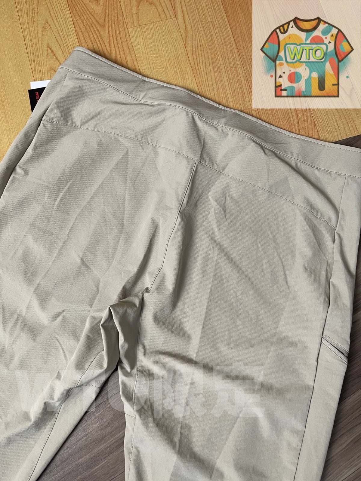 ヘビーワーク刺繍の長パンツ WTO輸入1