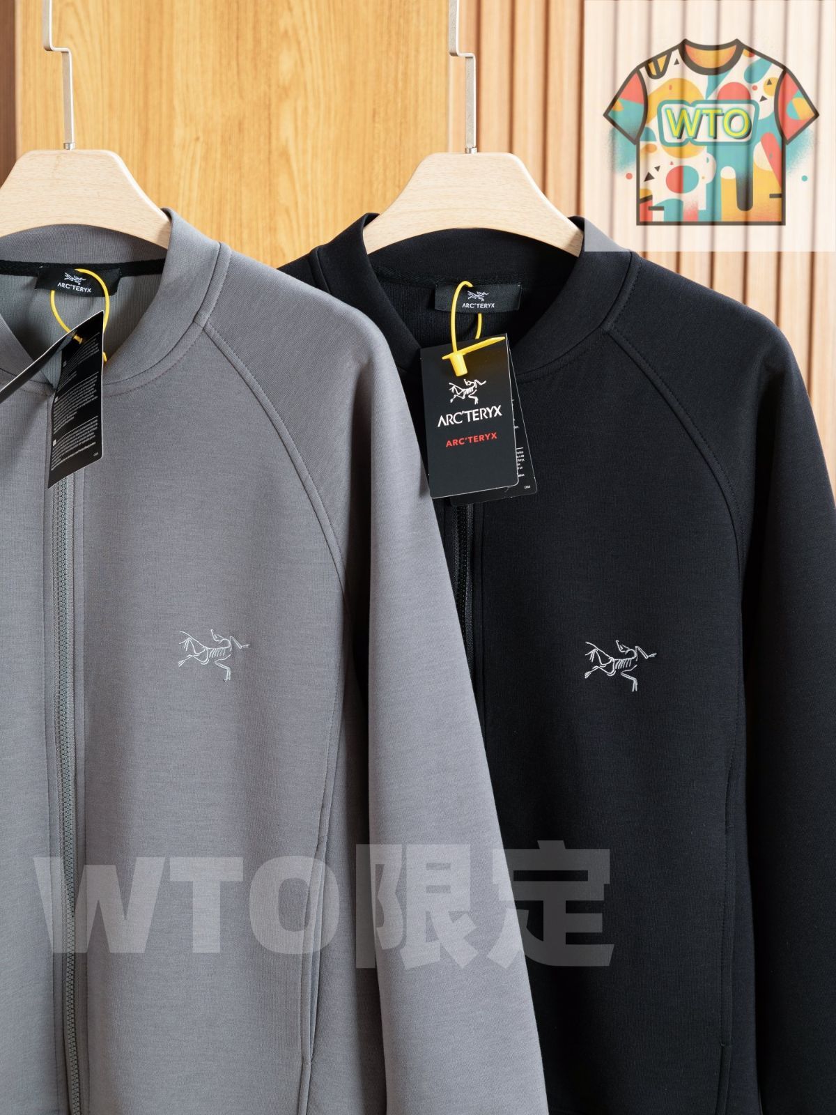 始祖鳥 アークテリックス のファスナー式セーター 刺繍入りレジャージャケット WTO輸入1