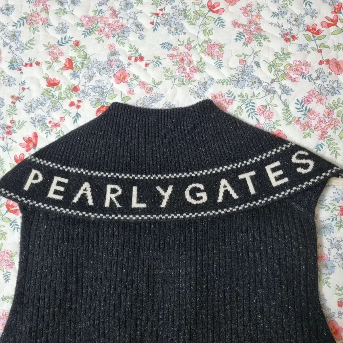 パーリーゲイツ 防風 ニットベスト