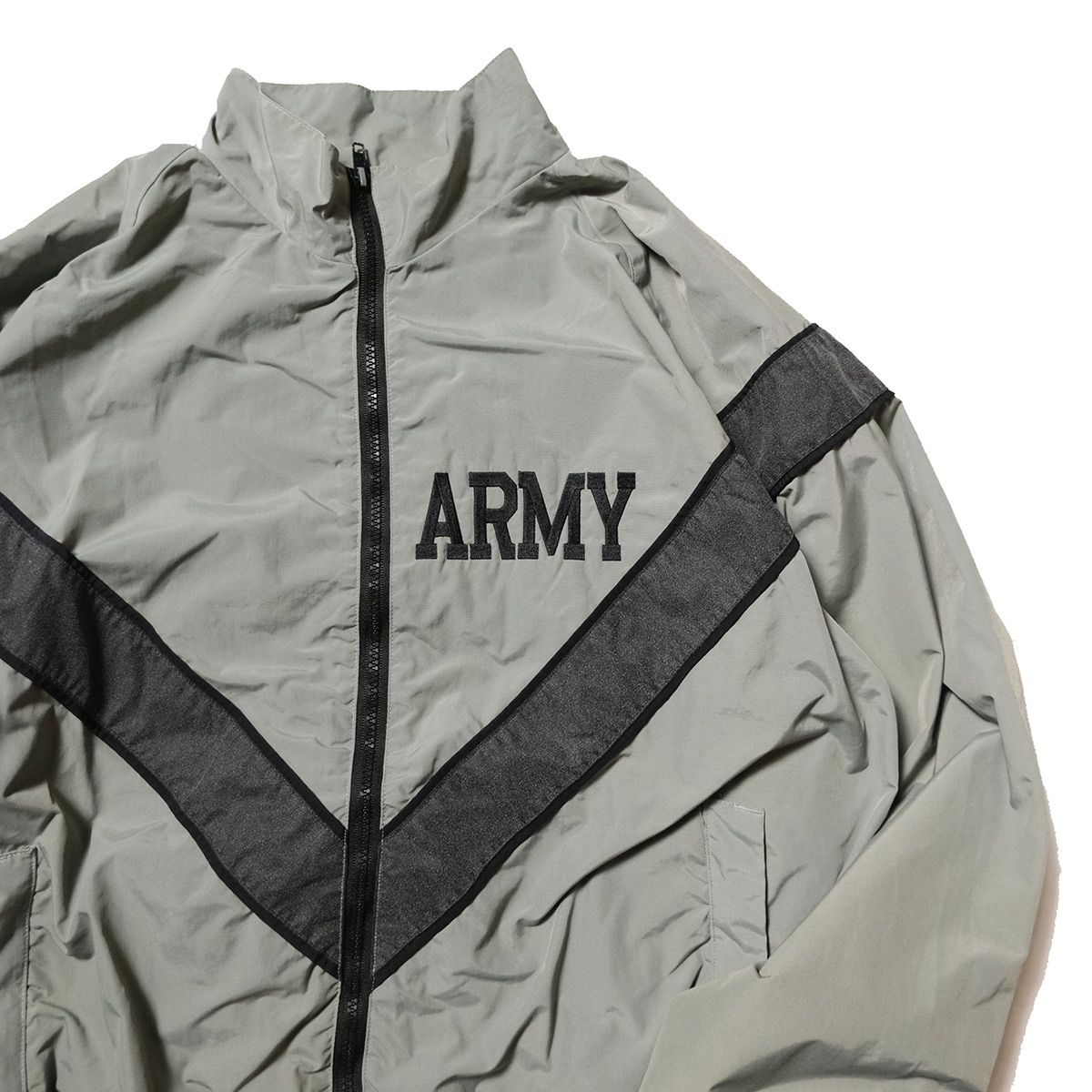 2004年 U.S.ARMY IPFU トレーニング用 フルジップナイロンジャケット 