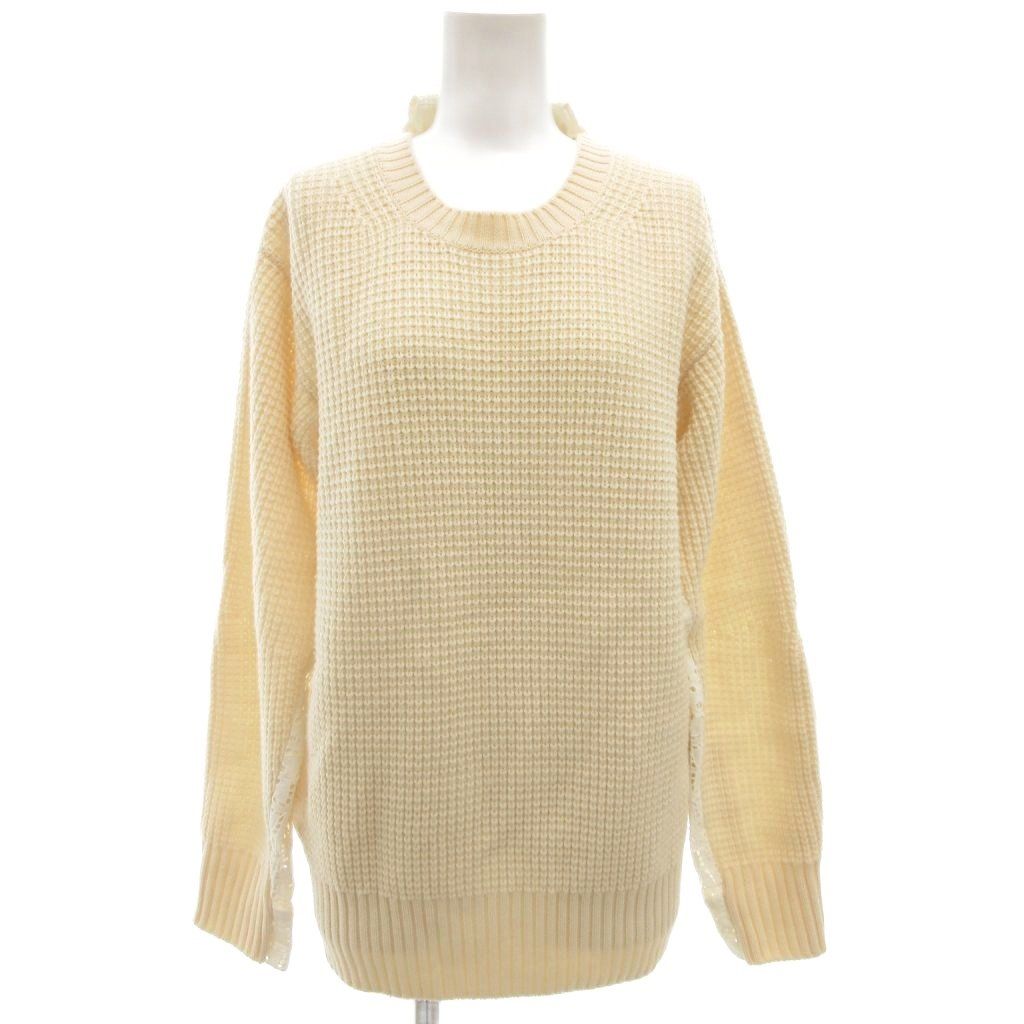 サカイラック sacai luck ワッフルレースニット セーター 3 長袖 プル