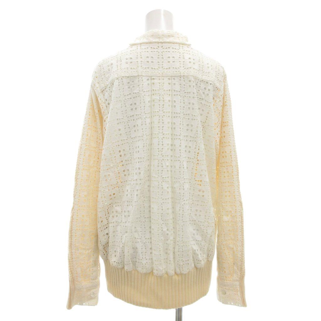 サカイラック sacai luck ワッフルレースニット セーター 3 長袖 プル