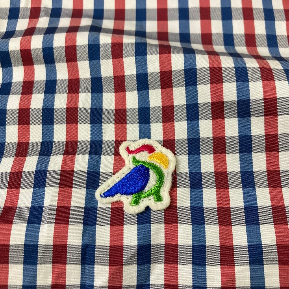 サイズ：LL PARADISO パラディーゾ  裏起毛 ジップジャケット チェック柄 グレー系 [240101555457] ゴルフウェア メンズ ストスト PARADISO パラディーゾ 裏起毛 ジップジャケット チェック柄 ネイビー