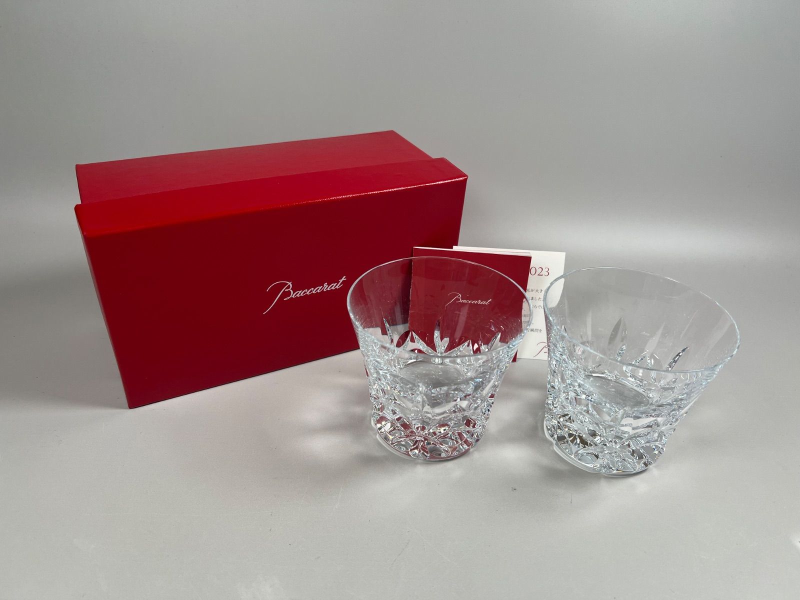 バカラ エクラ ペア ロックグラス 2025
