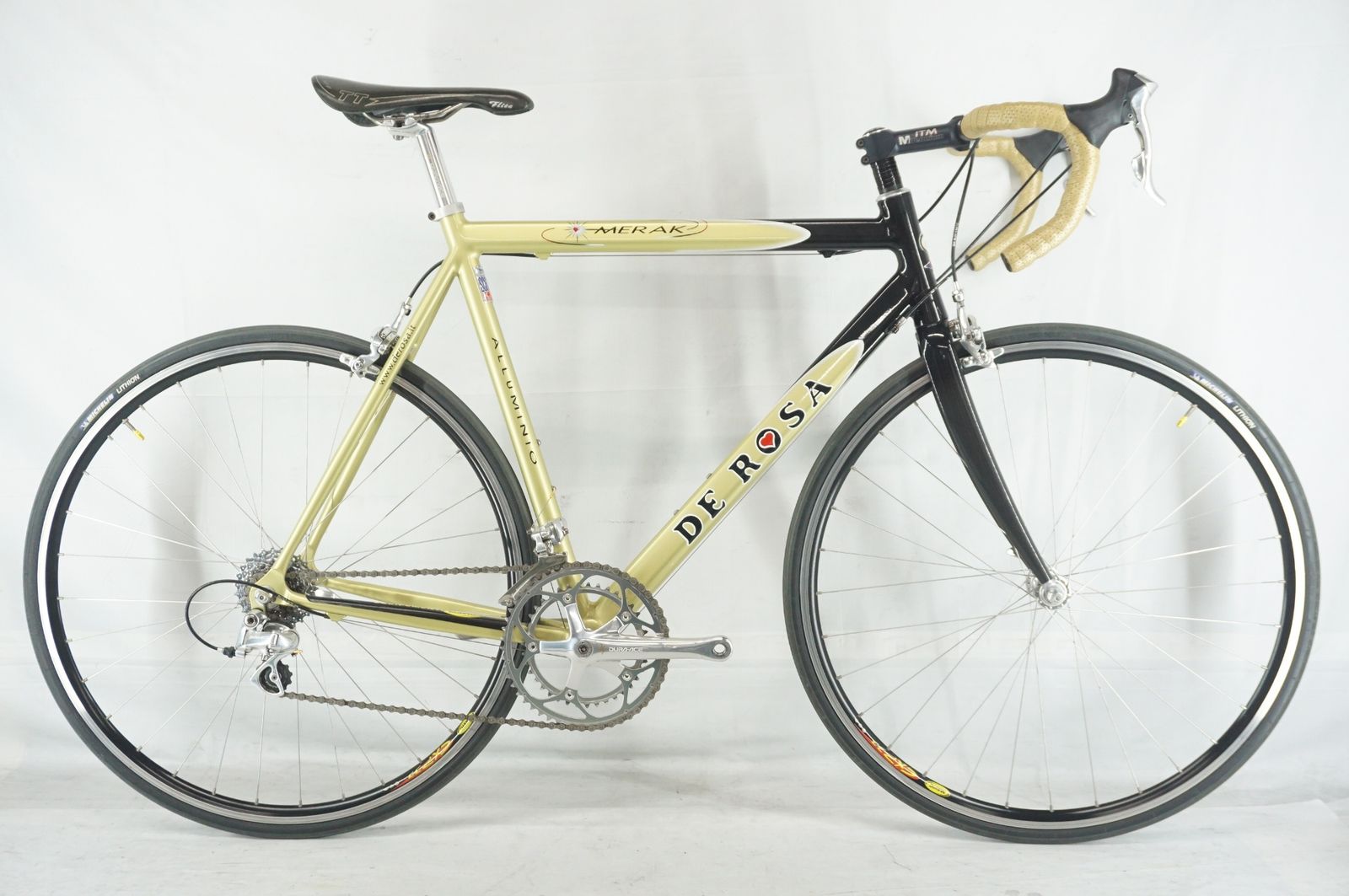 DE ROSA デローザ MERAK ALLUMINIO DEDAcciai CARBON 年式不明 ロードバイク バイチ