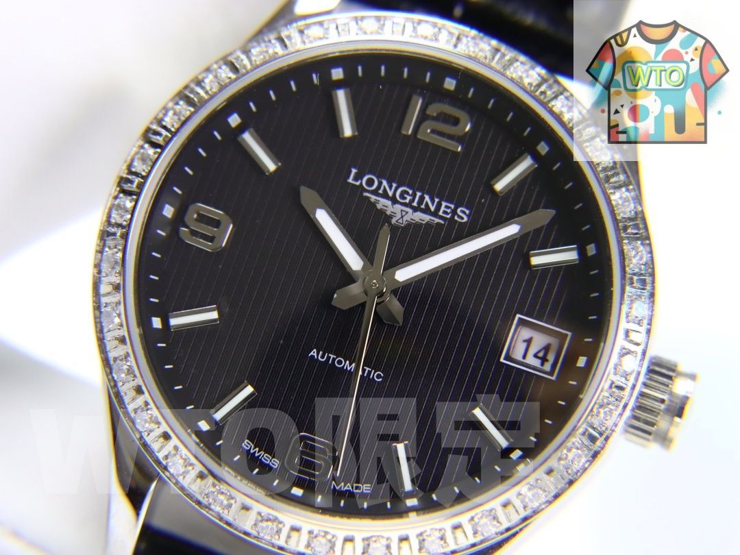  今日 ロンジン コンプティションシリーズ サファイア凸面ガラス風防を採用-WTO輸2入 腕時計(デジタル) 時計