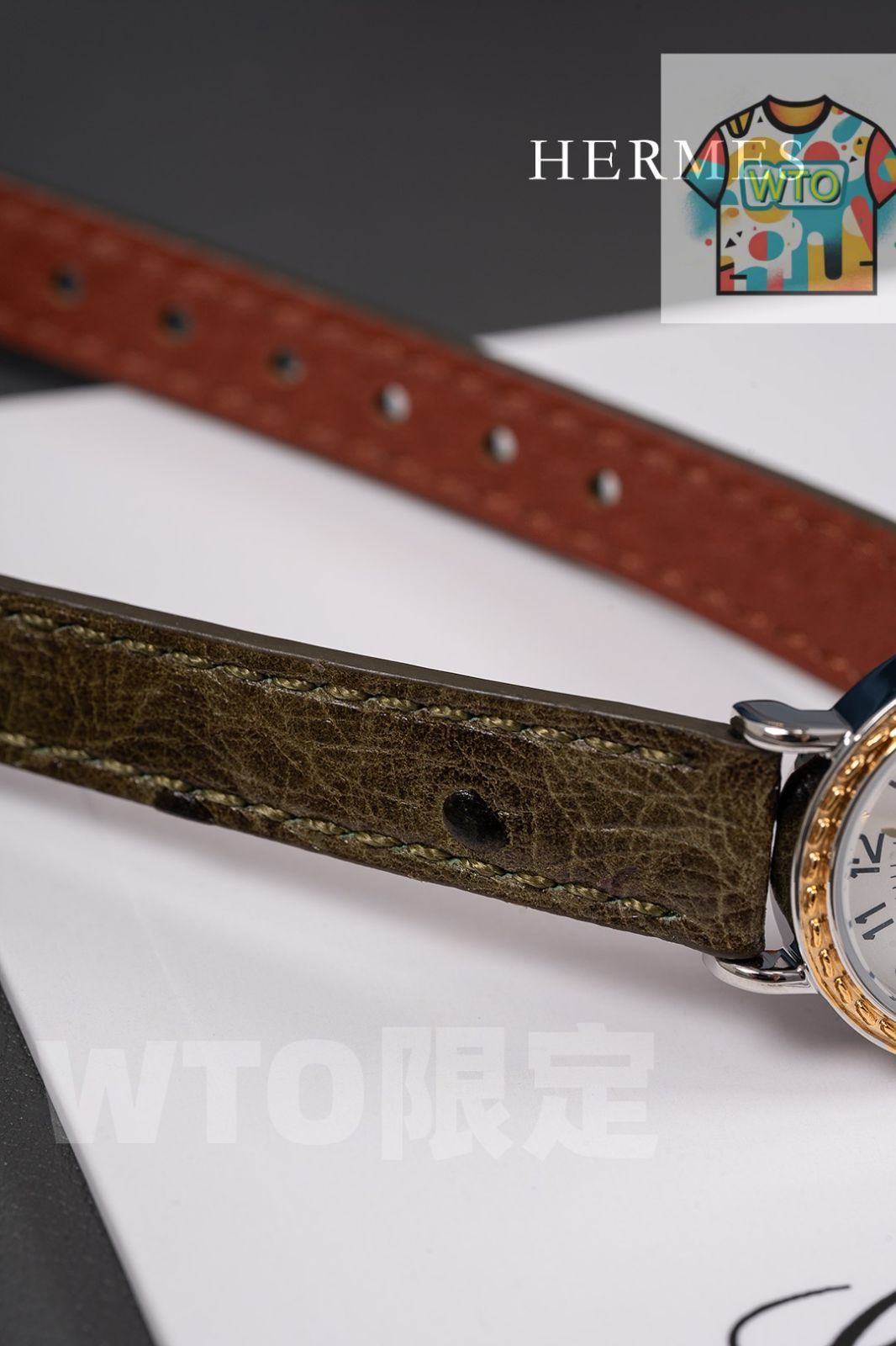 時計 原裝オーストリッチレザーストラップを採用-WTO輸2入