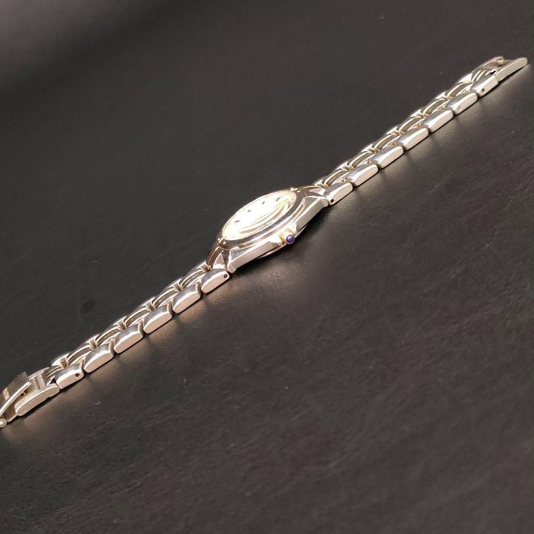  757‐3 SEIKO セイコー エクセリーヌ ホワイト ゴールド シルバー クォーツ QZ 電池式 quartz レディース lady s 女性 watch ウォッチ 腕時計 2 J 31 0 A 00 腕時計(クォーツ) 腕時計(アナログ)