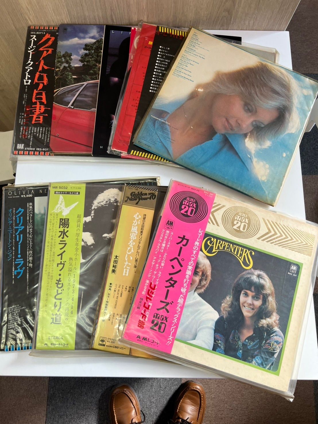 品 カーペンターズ - 太田裕美 心が風邪をひいた日 - オリビア ニュートン ジョン 他レコード9枚セット 音楽 LDレコード 現状品