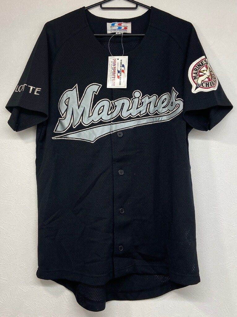 千葉ロッテマリーンズ ビジターユニフォームシャツ（WORLD SPORTS