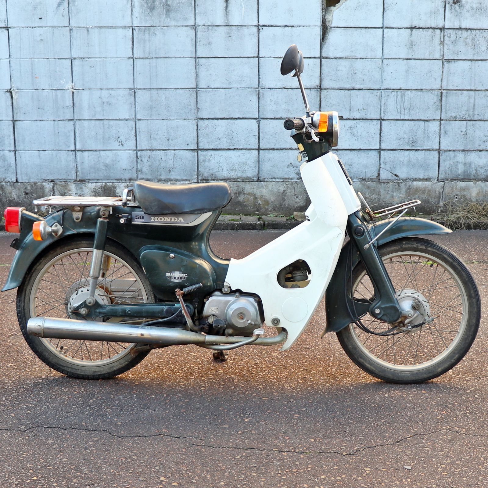ホンダ ホンダ HONDA スーパーカブ50 実動 車体 カブ 4速 セル付き 