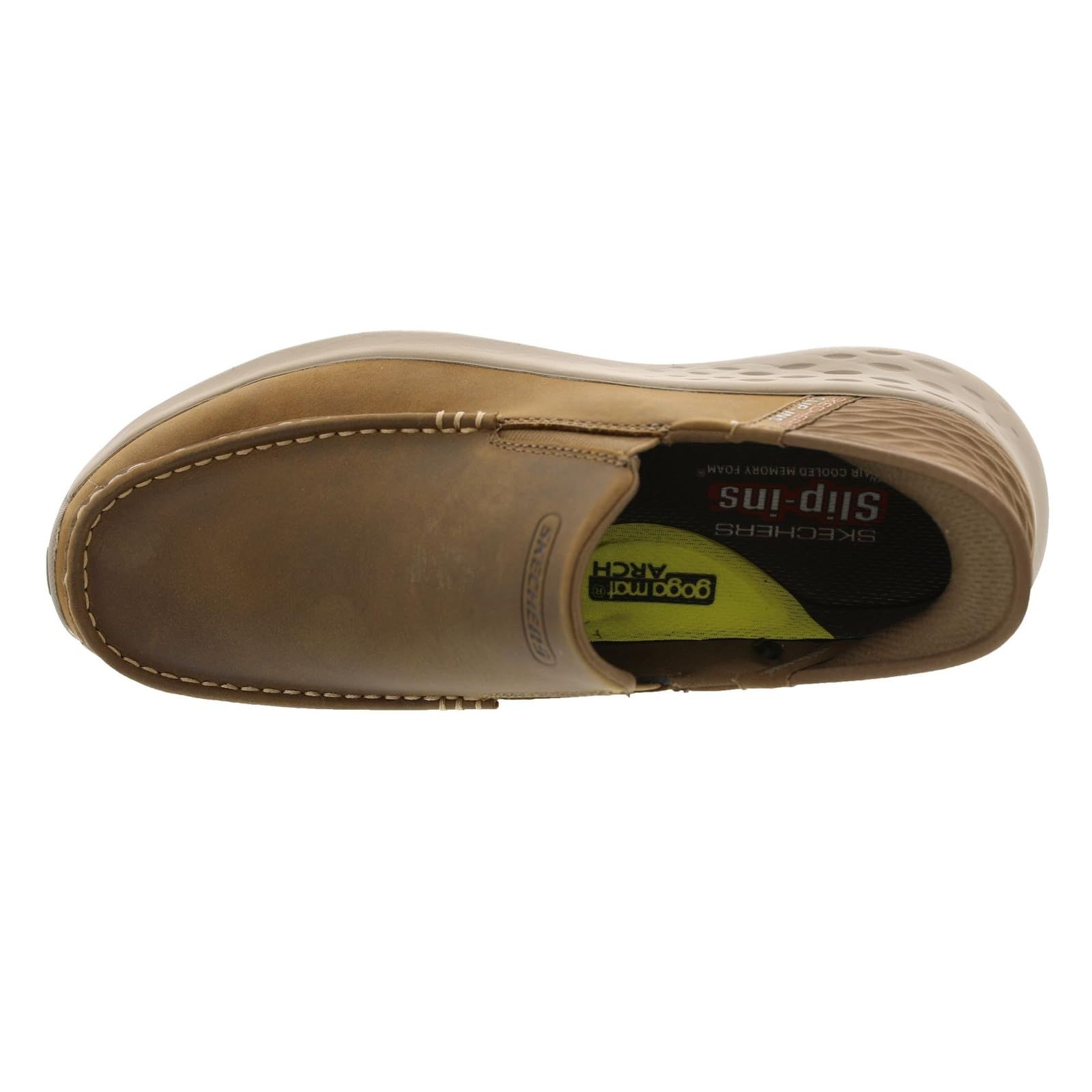 Skechers メンズ Parson Oswin スリップインローファー デザート 8 Wide デザート One Size Mens Adult