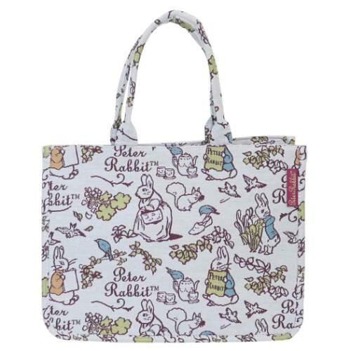 5営業日で発送 丸眞 ピーターラビット ドローイングガーデン トートバッグ 5705003900 入数 2