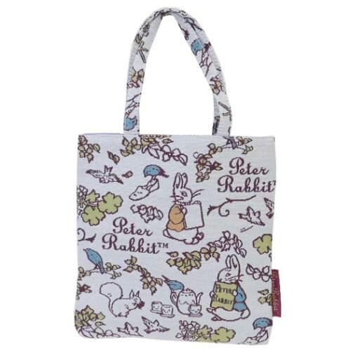 5営業日で発送 丸眞 ピーターラビット ドローイングガーデン ミニトートバッグ 5705003700 入数 2