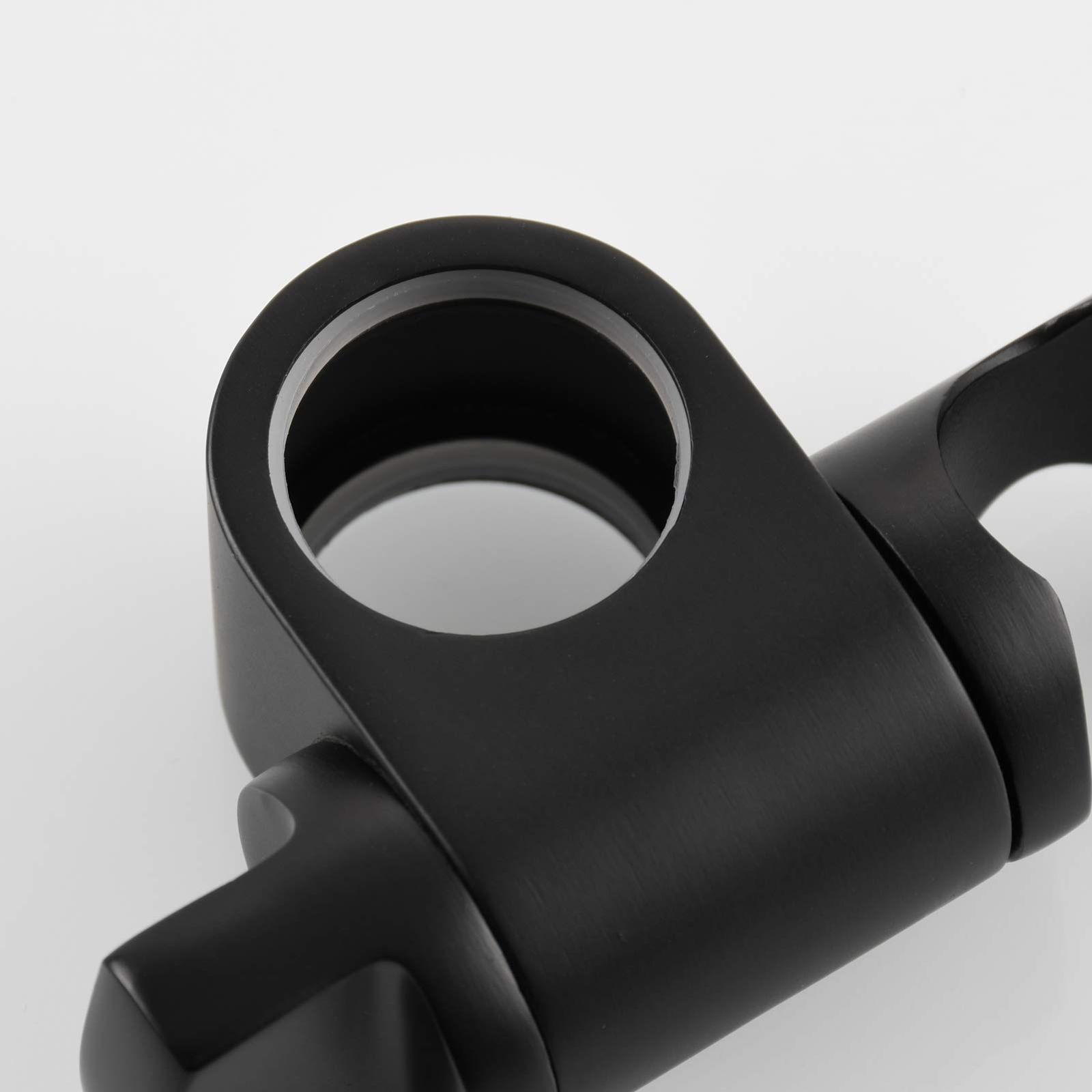 Tecmolog 手持ち式シャワーヘッドホルダー ステンレススチール 高さ 角度調節 25mm シャワースライドバー ブラケットホルダー ブラック ST35B WWW_OPDRERGINERDOGAN_COM