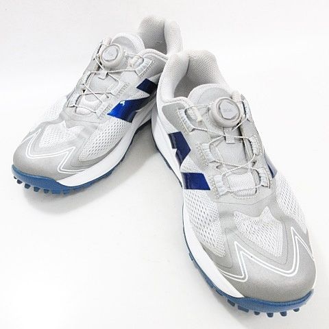 ニューバランス NEW BALANCE FUEL CELL 1001 v5 ゴルフシューズ スパイクレス ダイヤル式 モデル UGS1001H グレー ブルー 26.5