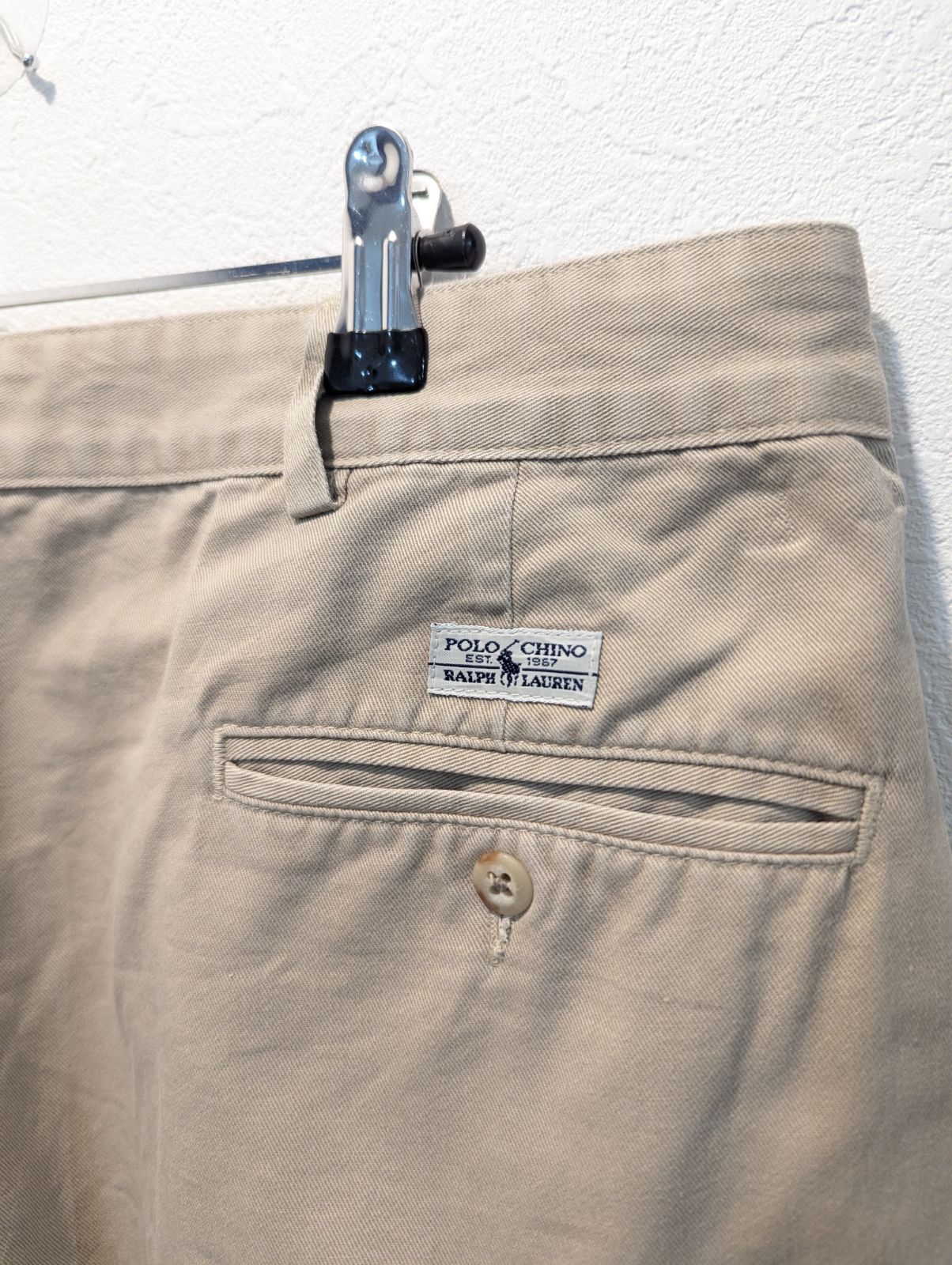 90's USA製 POLO RALPH LAUREN ポロラルフローレン チノパン ポロチノ