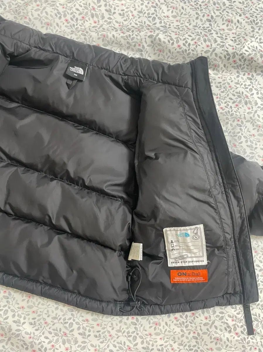 110 ザノースフェイス キッズ ヌプシ ブラック