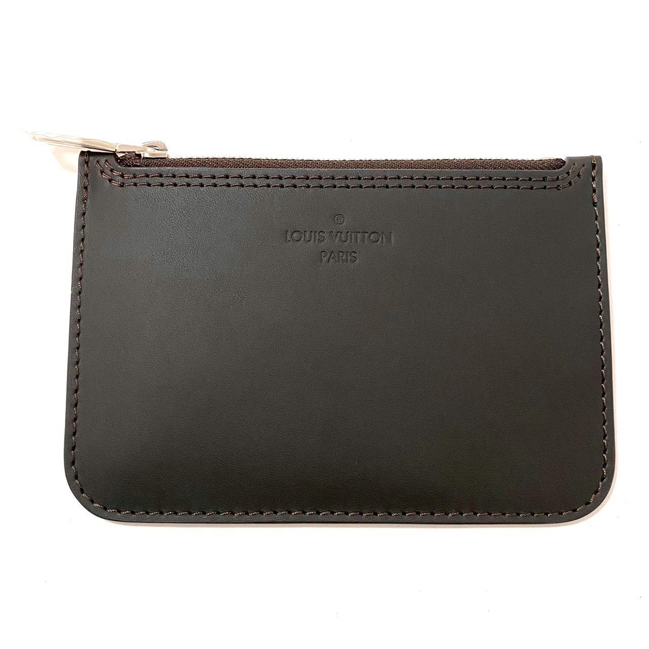 LOUIS VUITTON ヒナ用 ポーチ ショルダー紐 レザー ダークブラウン 茶 ルイ ヴィトン マヒナ M-359