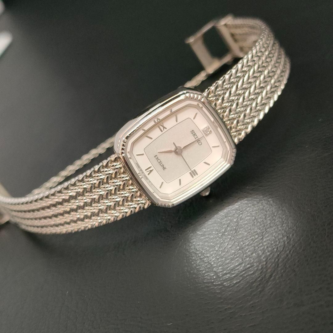 793-14 極美品 SEIKO セイコー EXCELINE エクセリーヌ ホワイト