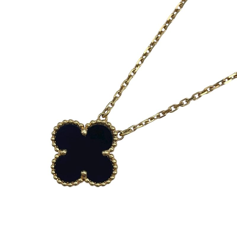 ヴァンクリーフ＆アーペル Van Cleef - Arpels ヴィンテージアルハンブラネックレス ゴールド Au750 オンキス ジュエリー