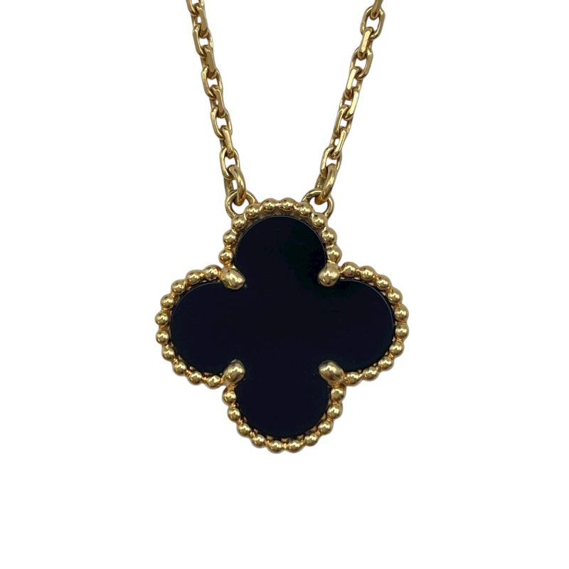 ヴァンクリーフ＆アーペル Van Cleef - Arpels ヴィンテージアルハンブラネックレス ゴールド Au 750 オンキス ジュエリー
