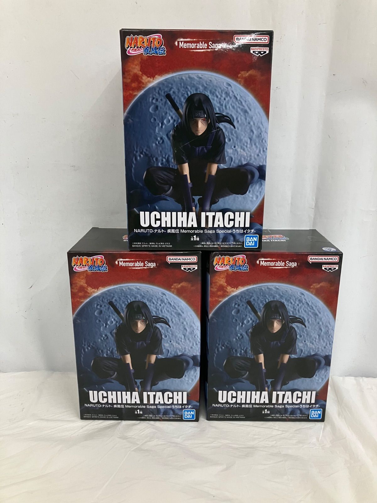 うちはイタチ　G.E.M フィギュア　輸送箱未開封 NARUTO G E M うちはイタチ 暁 初版 フィギュア メガハウス 輸送箱未