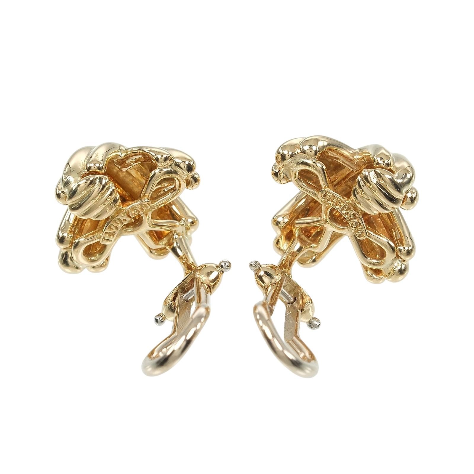 TIFFANY-Co. ティファニー シグネチャー K 18イエローゴールド レディース 8 g イヤリング