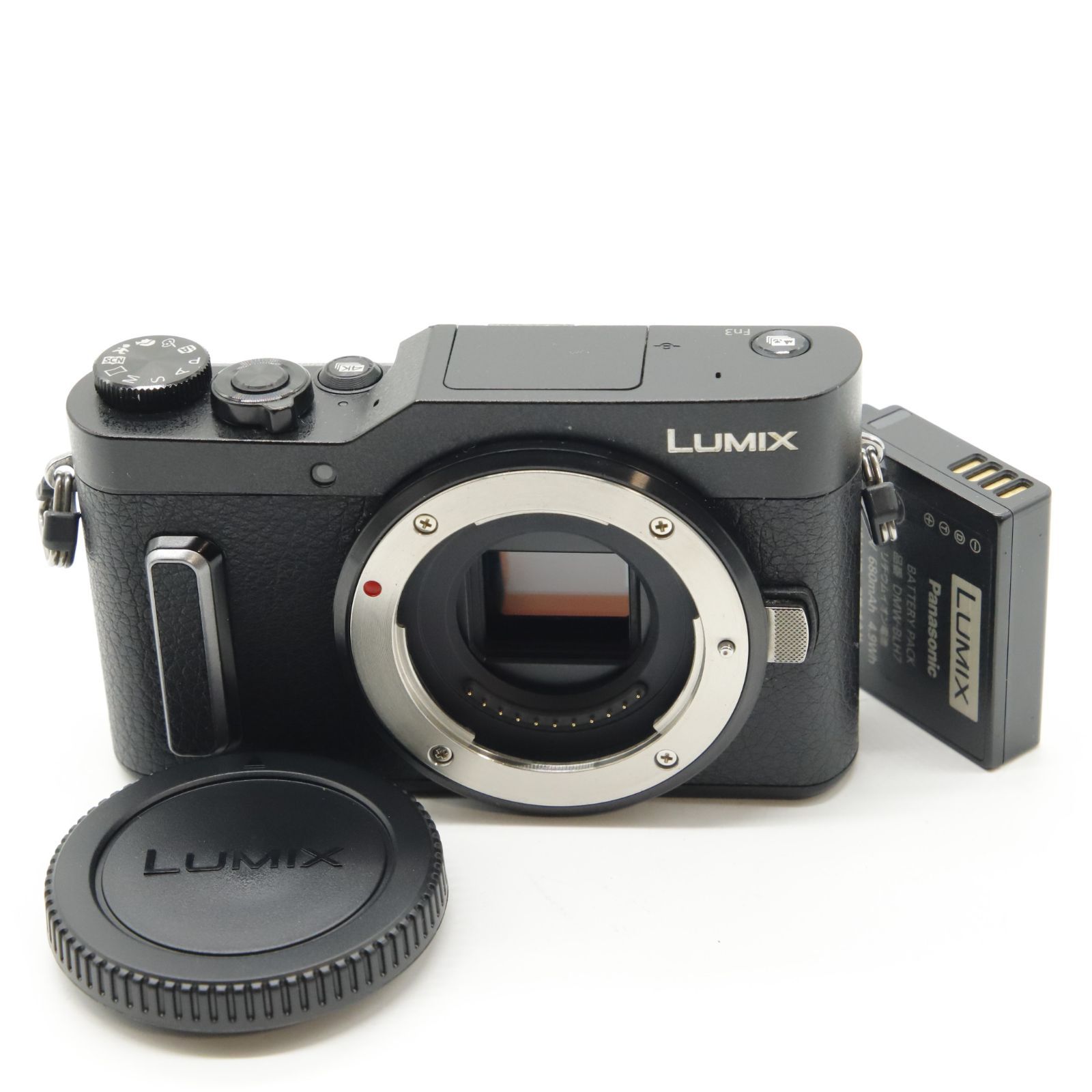 シャッター回数57回 パナソニック ミラーレス一眼カメラ ルミックス GF10 ブラック DC-GF10