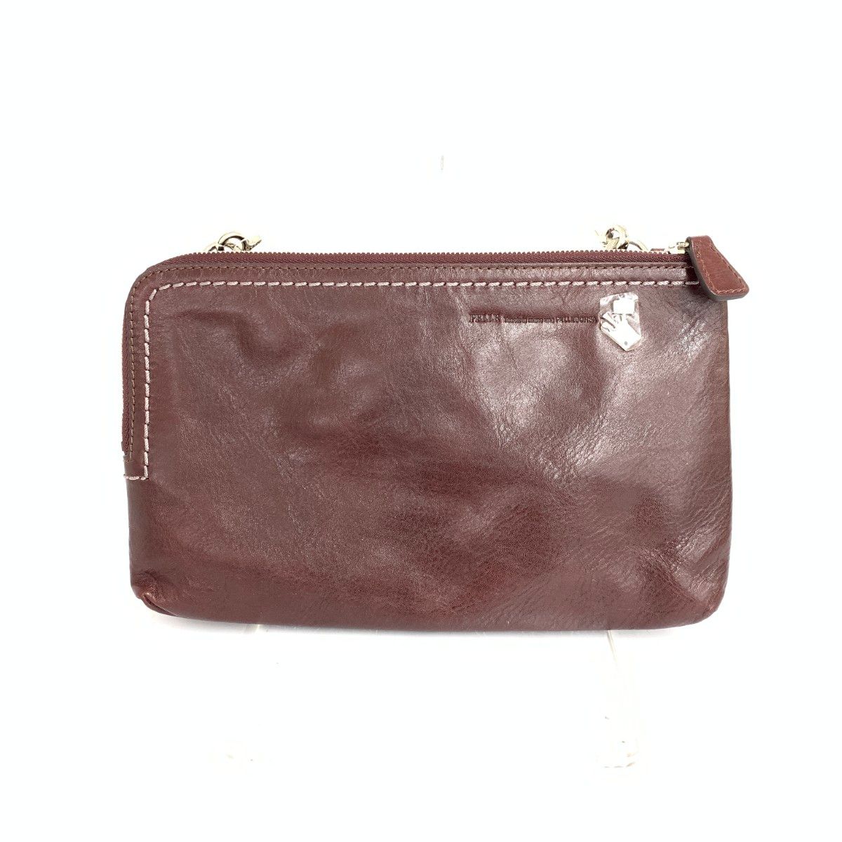 PELLE BORSA ペレボルサ ショルダーバッグ レザー ブラウン / 240001172465 