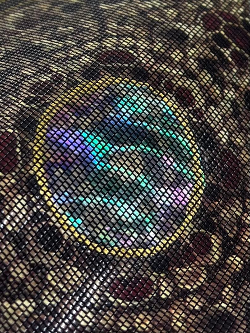 螺鈿細工 袋帯 動物 枇杷 楽器 正倉院 正絹 お太鼓柄 D154