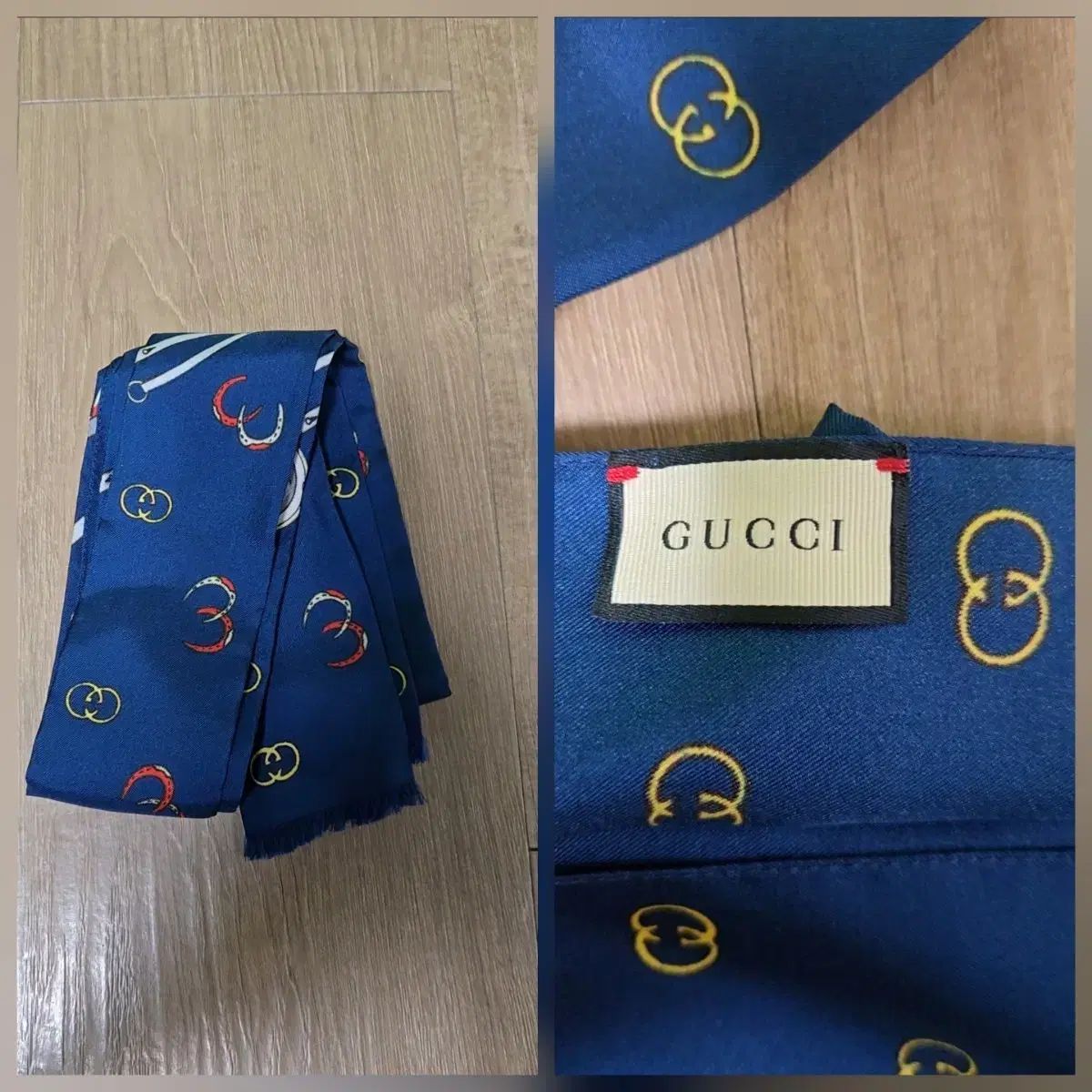 グッチ ロング スカーフ ほぼ