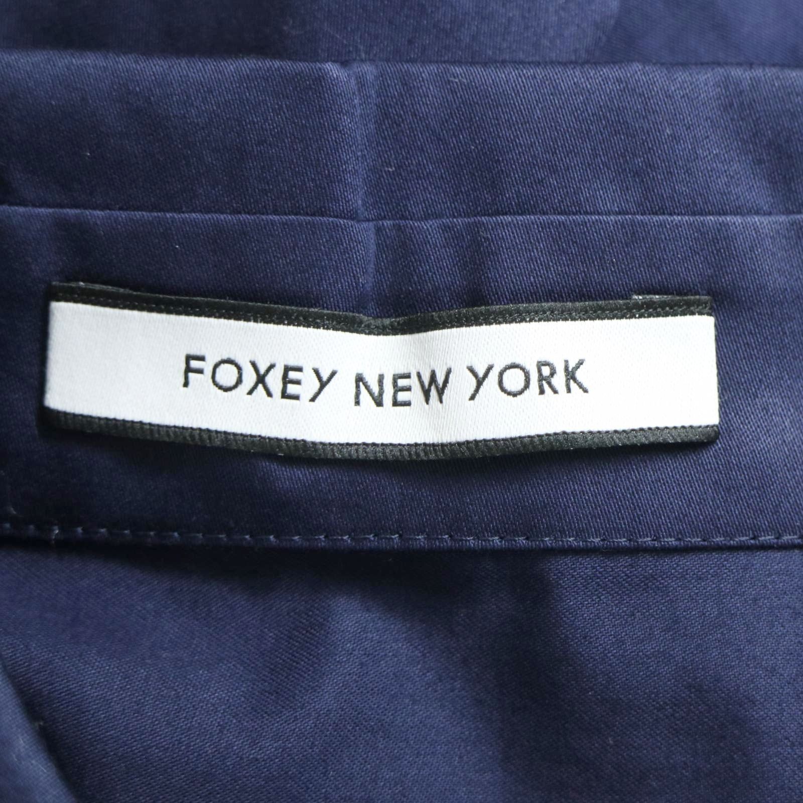  FOXEY NEWYORK フォクシーニューヨーク ミスデイジー シャツワンピース 長袖 七分袖 ひざ丈ワンピース