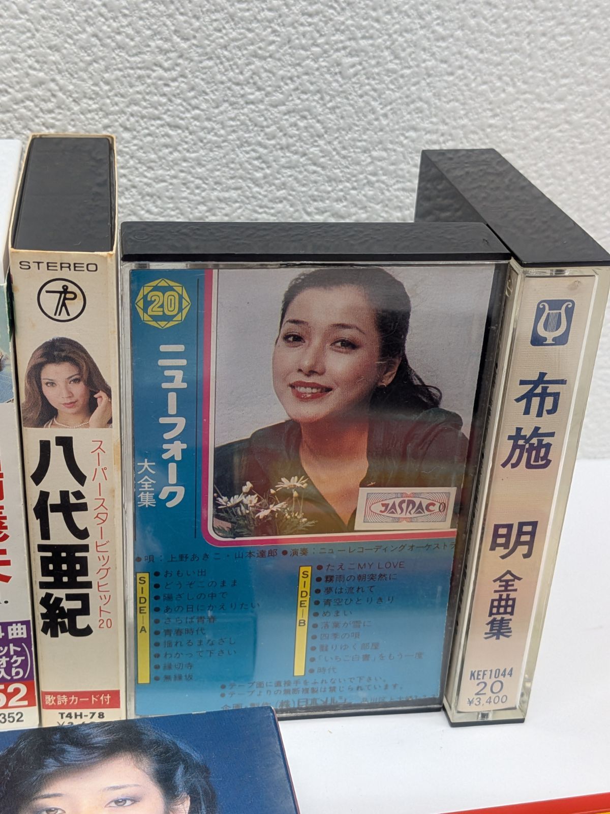 カセットテープまとめ売り 山口百恵 八代亜紀 田端義夫 森昌子 北島