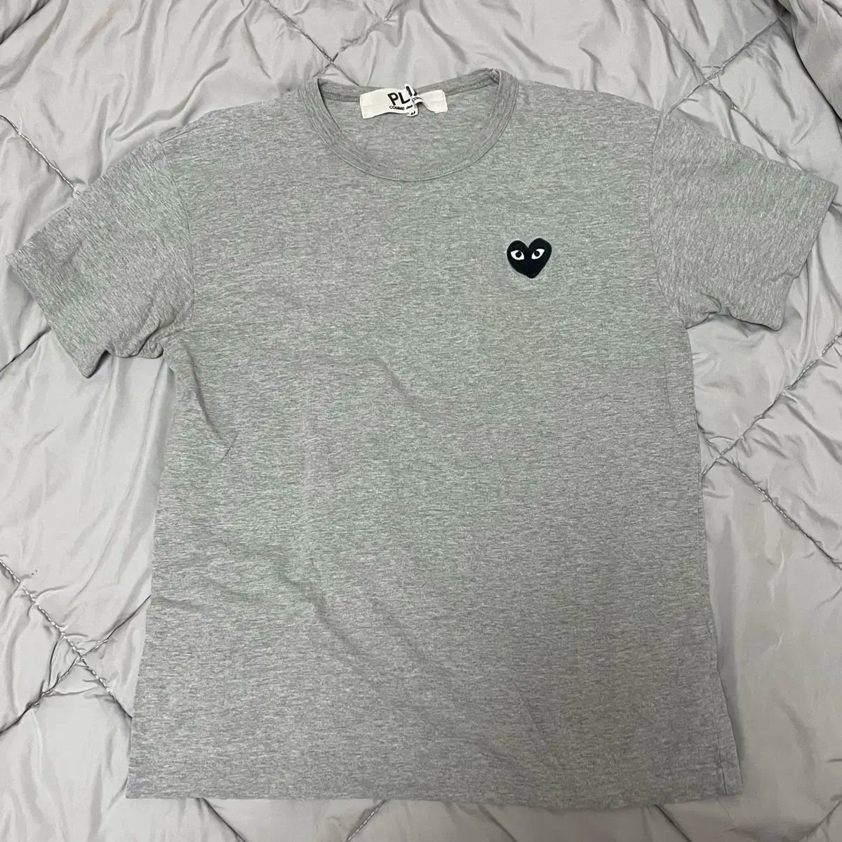 コム デ ギャルソン グレー 半袖 ウィメンズ M