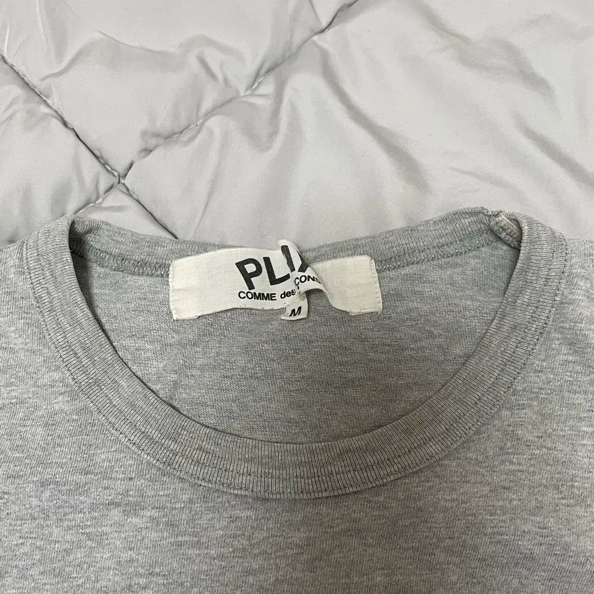 コム デ ギャルソン グレー 半袖 ウィメンズ M