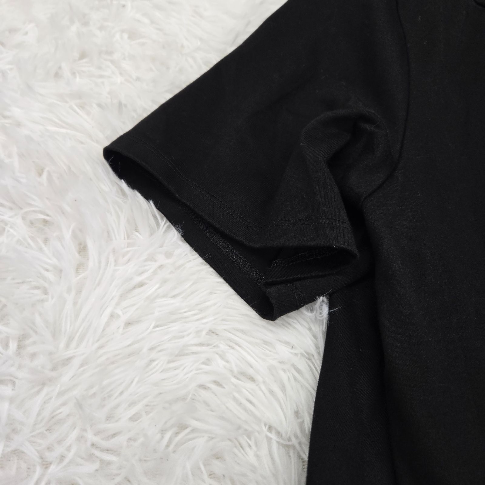 コットンコンビフリルヘムトップス 高橋リタ