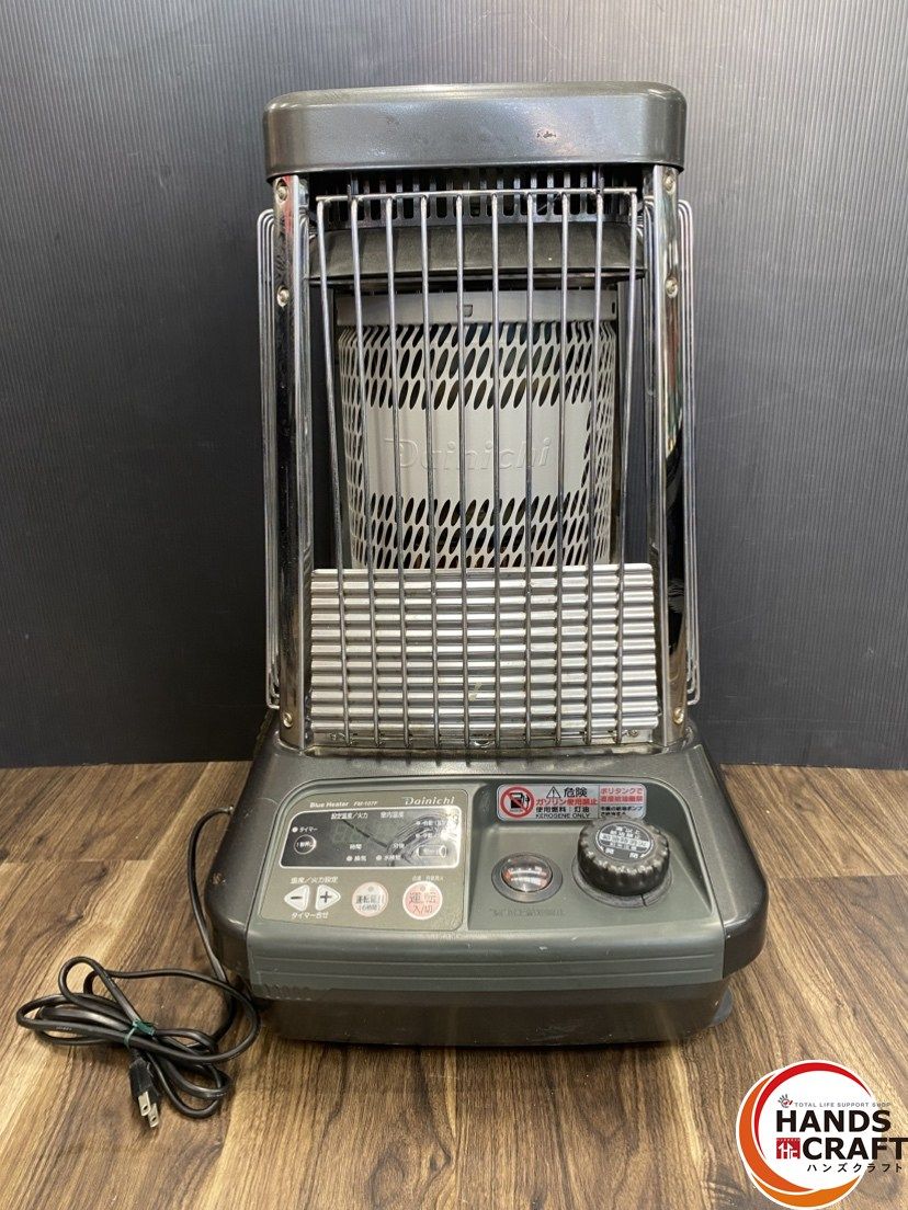 品 Dainichi ダイニチ FM 107 F 業務用石油ストーブ 木造 戸建 26畳 コンクリート 集合 35畳まで タンク 13 0 L 電源 単相100 V