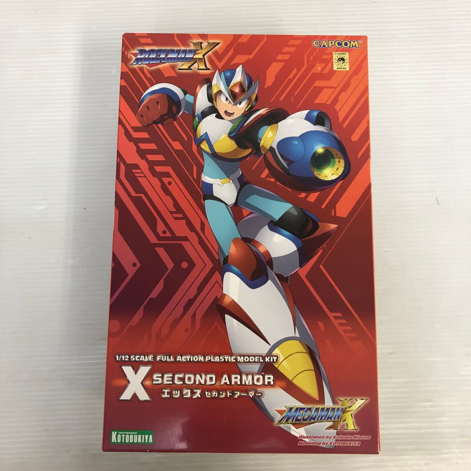 ロックマンX セカンドアーマー 1/12 プラモデル[コトブキヤ]（開封未