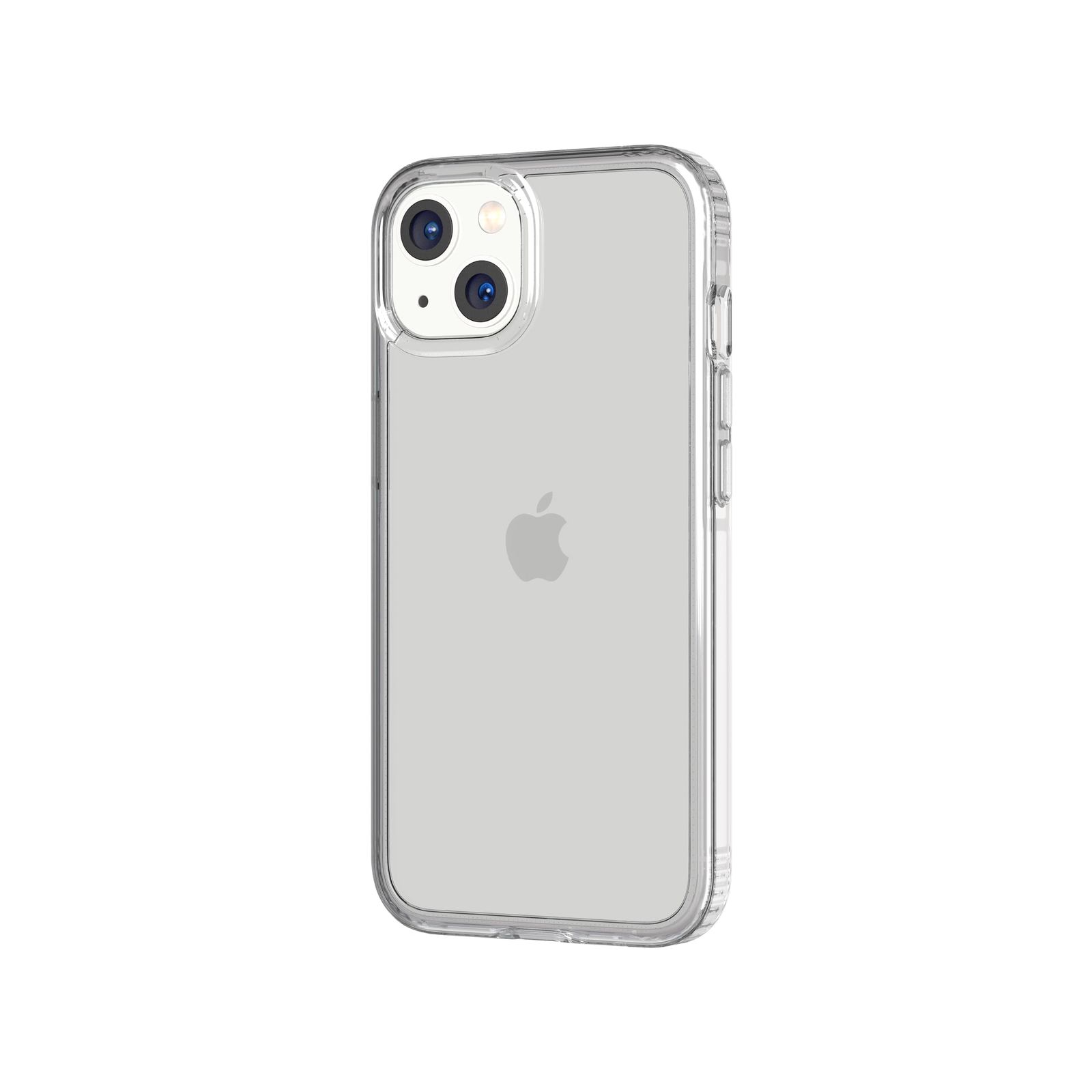Tech21 Evo Clear Hülle für iPhone 13、透明、Einfache Telefonhülle、TPU & アンチミクロビオール、フォールシュッツ:3.6m