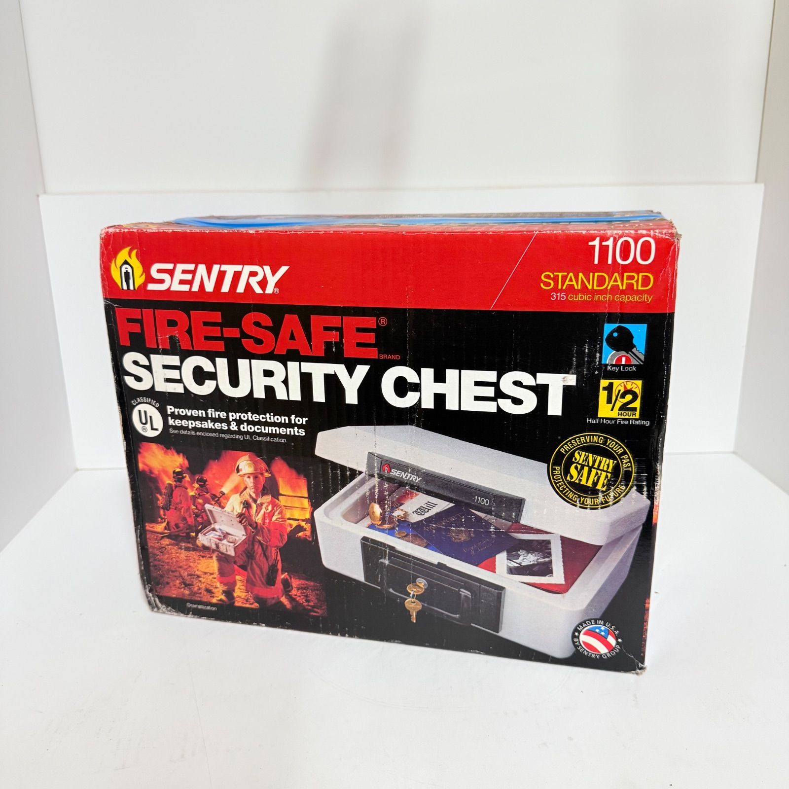 SENTRY 1100 耐火金庫 Fire-Safe セキュリティチェスト
