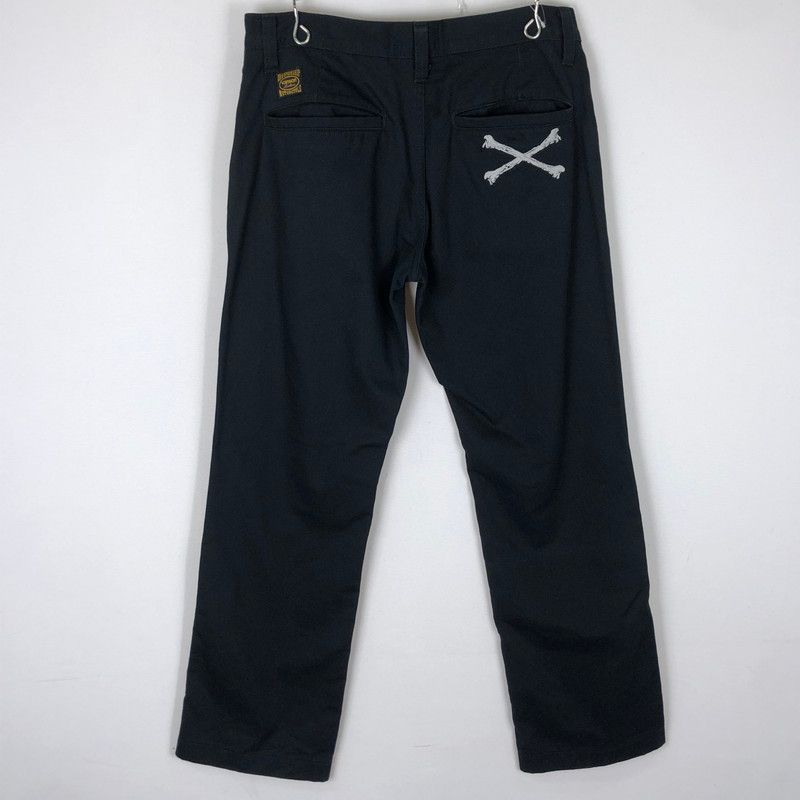 品 VANSON バンソン BONE EMBROIDERED WORK PANTS ボーン刺繍 ワークパンツ ボトムス 156-251115-ts-28-tei