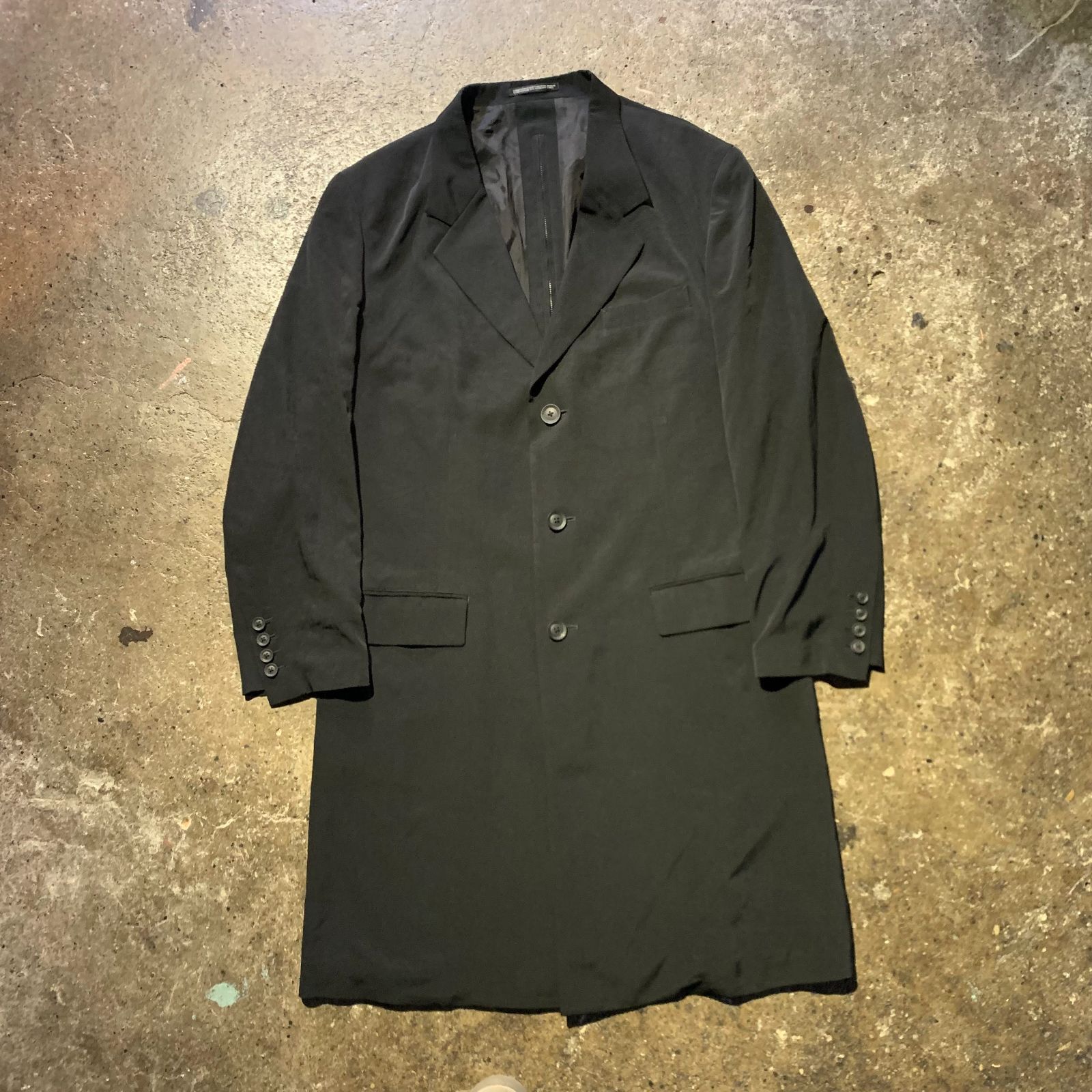 Yohji Yamamoto POUR HOMME 25ss 脇後ろ中心ファスナーJ TAタキシードジャケット 2 ヨウジヤマモト プールオム バックジップ HP-J35-500
