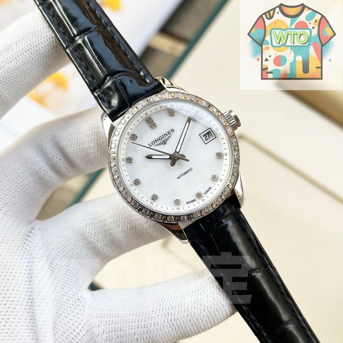 今日 Longines ロンジン コンクエストシリーズ サファイア凸面ガラス搭載-WTO輸入2